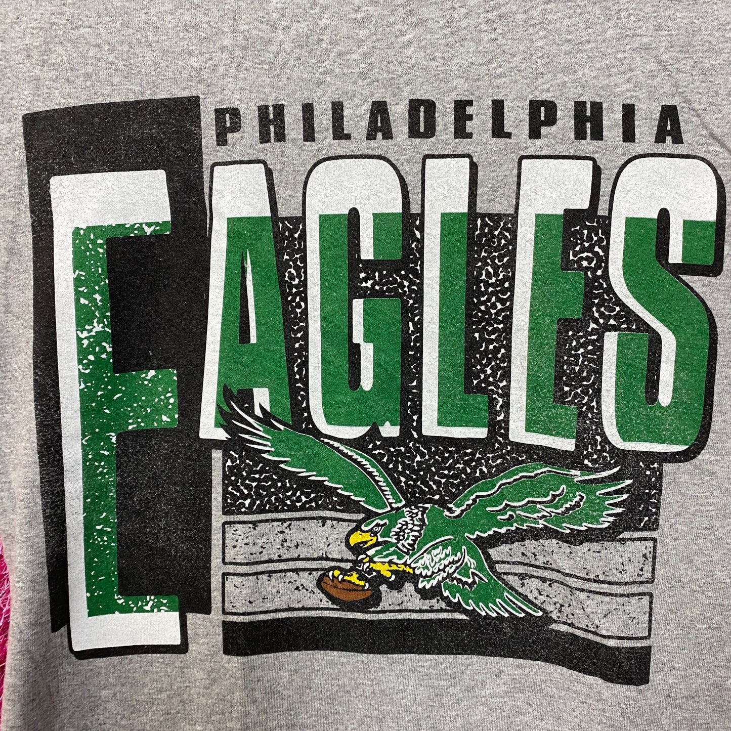 NFL Junk Food Philadelphia Eagles Gray Tshirt size XS