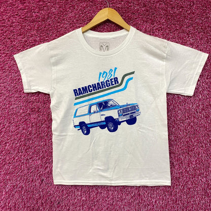 1981 Dodge Ramcharger SUV Graphic Design Croptop Medium
