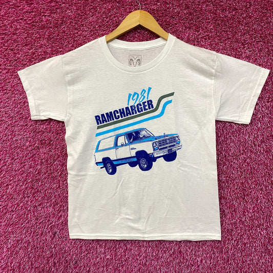 1981 Dodge Ramcharger SUV Graphic Design Croptop Medium