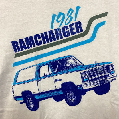1981 Dodge Ramcharger SUV Graphic Design Croptop Medium