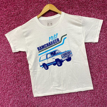1981 Dodge Ramcharger SUV Graphic Design Croptop Medium