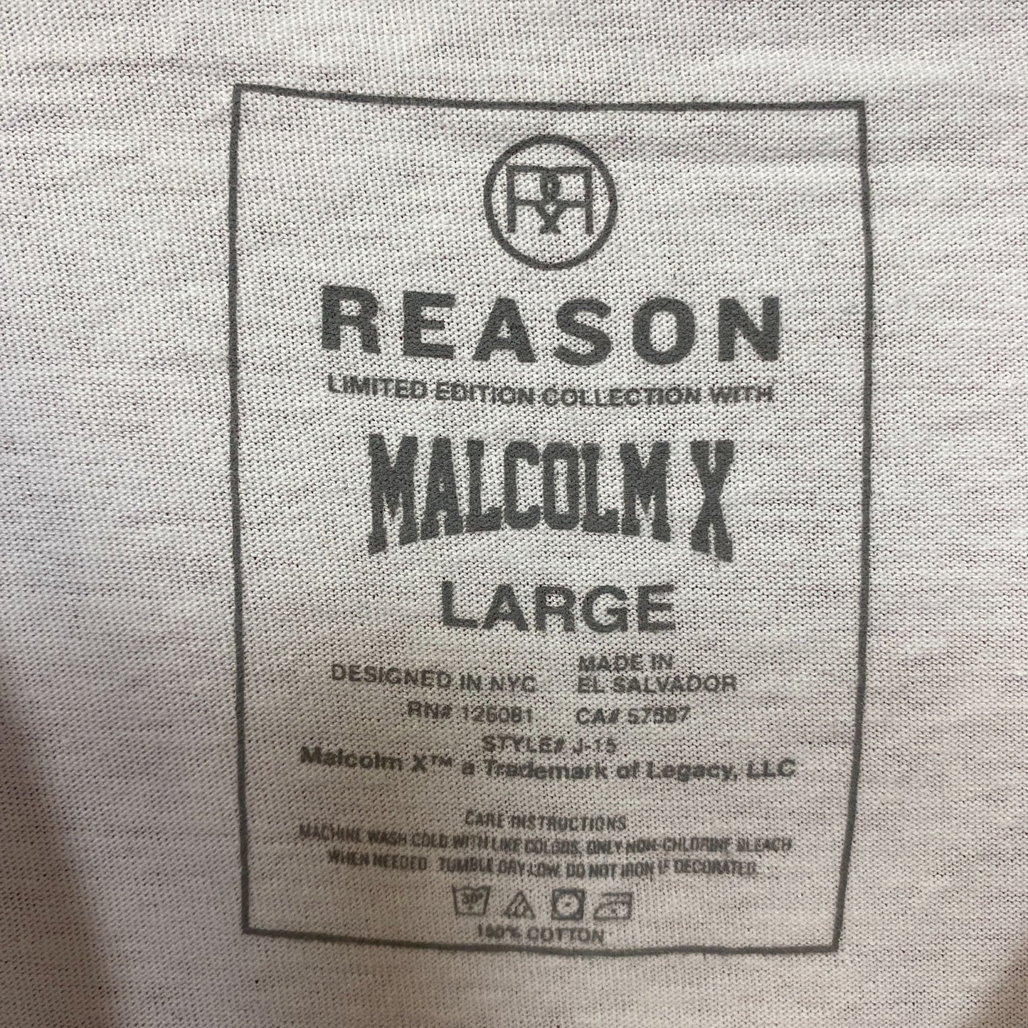 Reason Malcolm X 90s Artist Edition T-Shirt Large