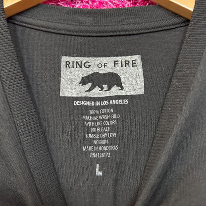 Osaka Japan Past Present Future Puffy Ring of Fire Tee L