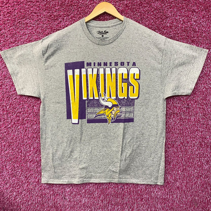 Junk Food NFL Minnesota Vikings Logo Complete T-Shirt Large