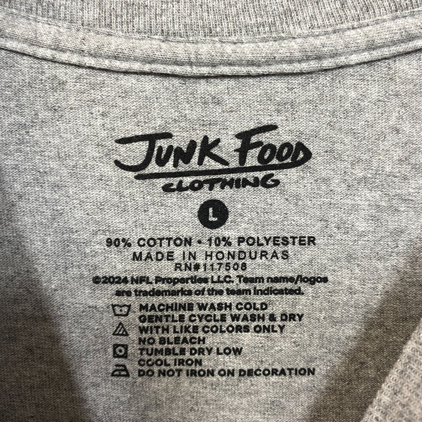 Junk Food NFL Minnesota Vikings Logo Complete T-Shirt Large