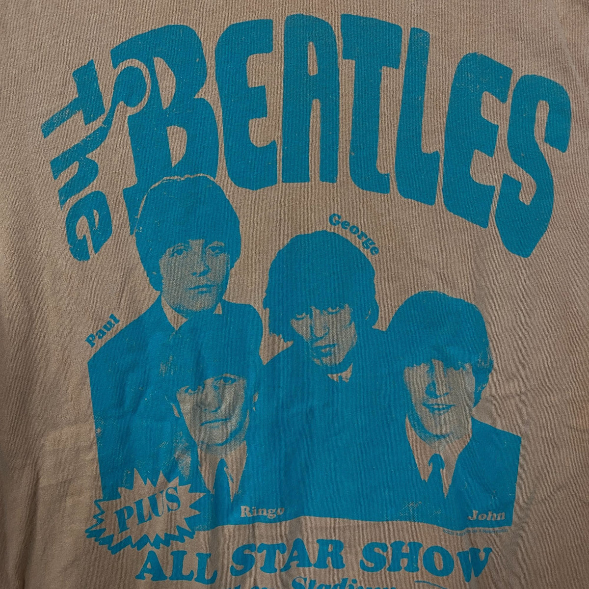 Junk Food Clothing The Beatles All Star Show Retro Women's T-Shirt Medium