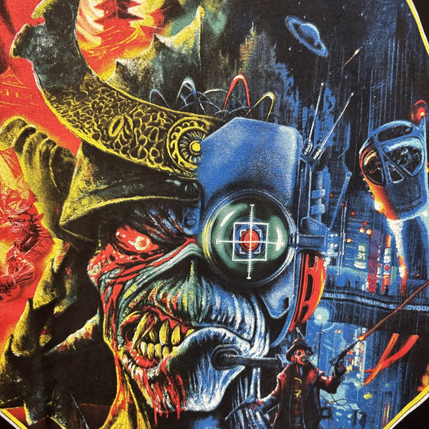 Iron Maiden Days of Futures Past 2024 Tour Black T-Shirt Small/ Medium