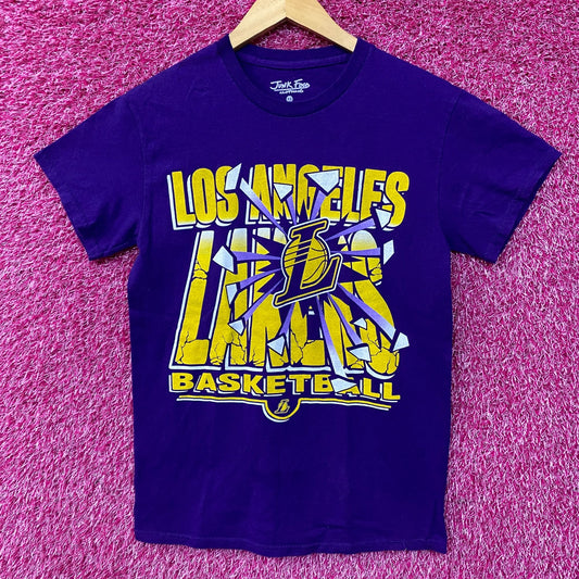 Junk Food Los Angeles Lakers Break Through Graphic T-Shirt XS