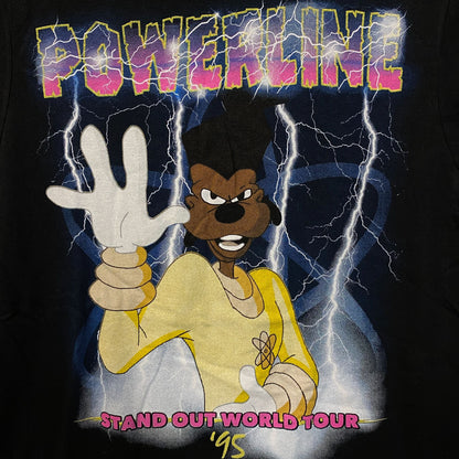 Disney A Goofy Movie Powerline World Tour T-Shirt Small