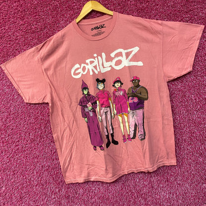 Gorillaz Cracker Island Standing Group T-Shirt XL