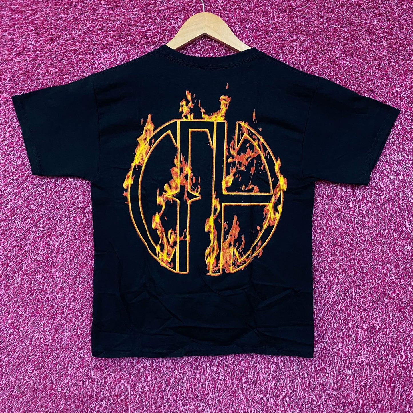 Pantera Flames Band Photo Metal Band T-Shirt XS