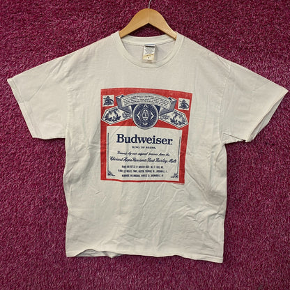 Junk Food Clothing Budweiser King of Beers Retro Graphic Tee Medium