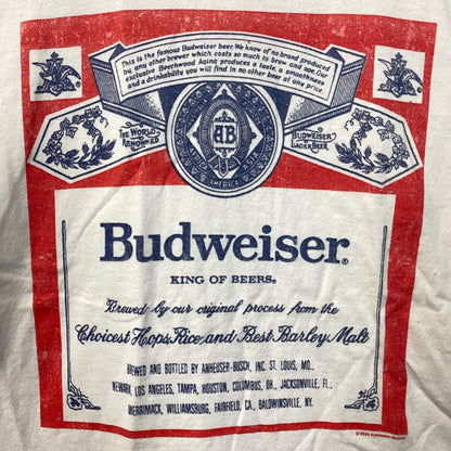 Junk Food Clothing Budweiser King of Beers Retro Graphic Tee Medium