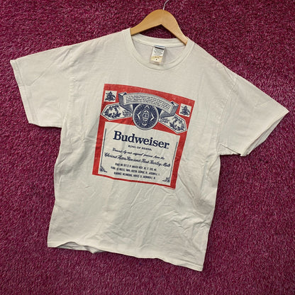 Junk Food Clothing Budweiser King of Beers Retro Graphic Tee Medium