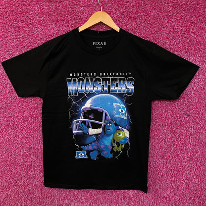 Disney Pixar Monsters University Football Helmet T-Shirt Medium
