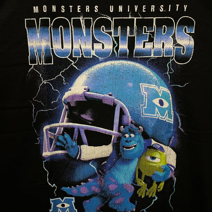 Disney Pixar Monsters University Football Helmet T-Shirt Medium