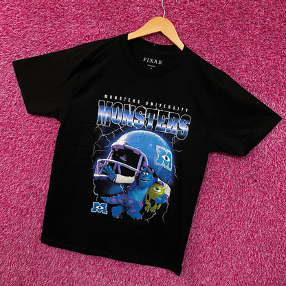 Disney Pixar Monsters University Football Helmet T-Shirt Medium