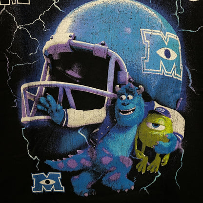 Disney Pixar Monsters University Football Helmet T-Shirt Medium