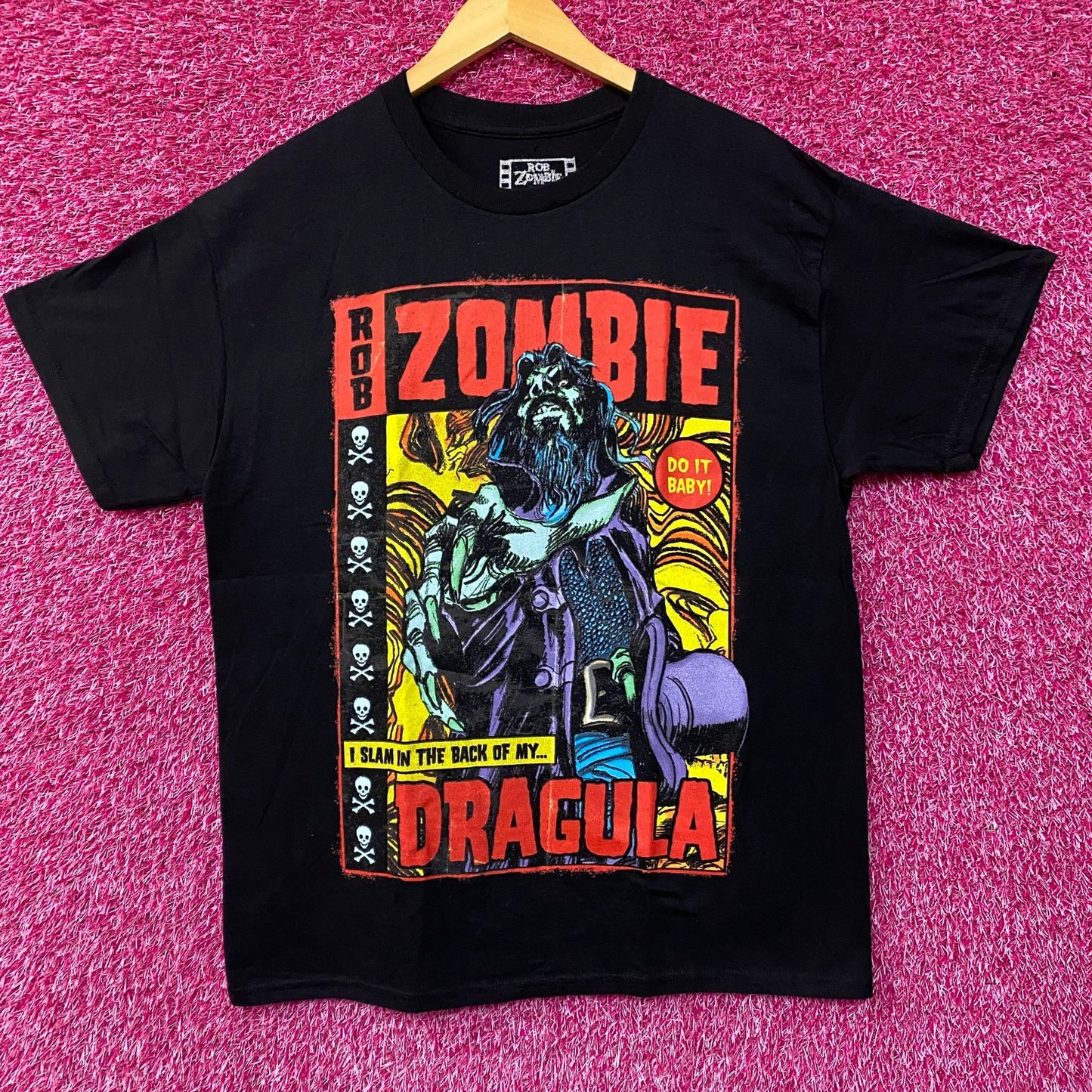 Rob Zombie Dragula Hellbilly Deluxe Comic Style T-Shirt Large