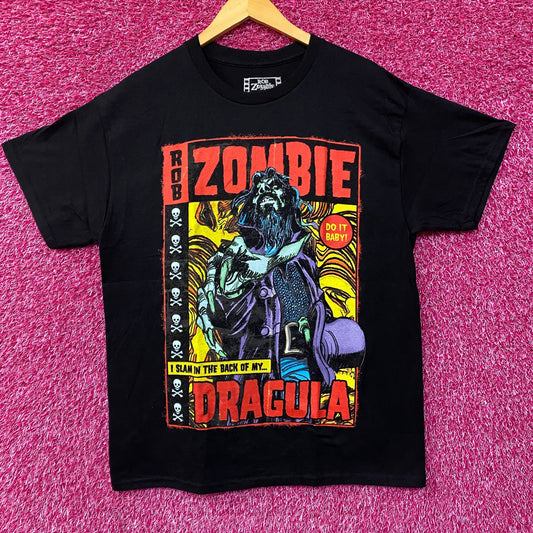 Rob Zombie Dragula Hellbilly Deluxe Comic Style T-Shirt Large