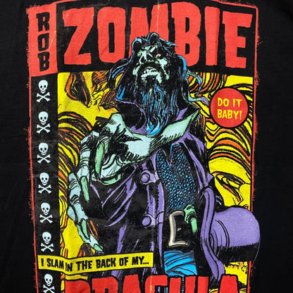 Rob Zombie Dragula Hellbilly Deluxe Comic Style T-Shirt Large