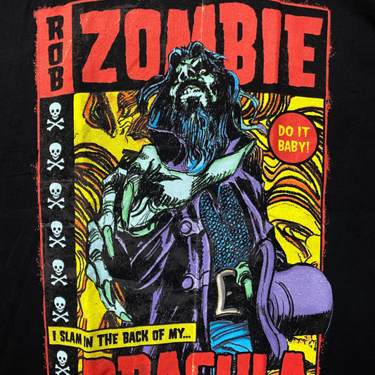 Rob Zombie Dragula Hellbilly Deluxe Comic Style T-Shirt Large