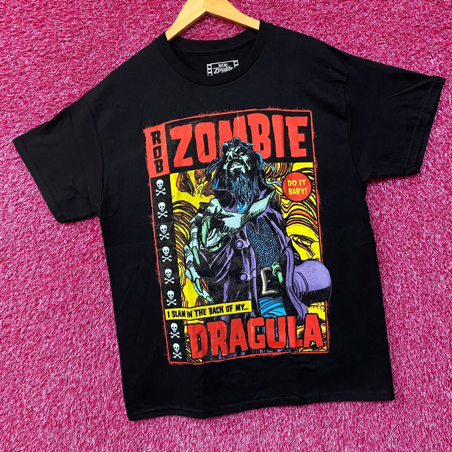 Rob Zombie Dragula Hellbilly Deluxe Comic Style T-Shirt Large