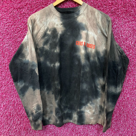 Guns N' Roses Rock Band Tie-Dye Sweatshirt Small