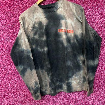 Guns N' Roses Rock Band Tie-Dye Sweatshirt Small