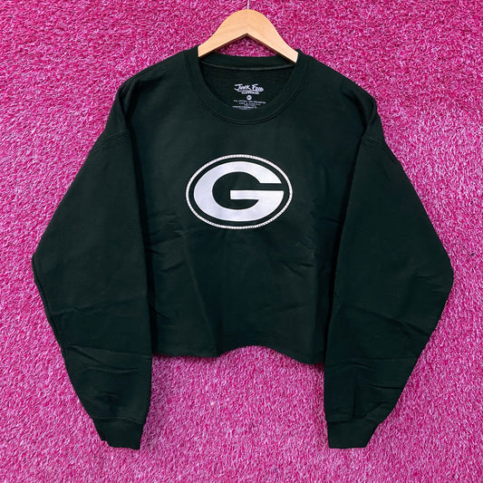 Junk Food Green Bay Packers Bling Flea Market Crop Fleece Medium
