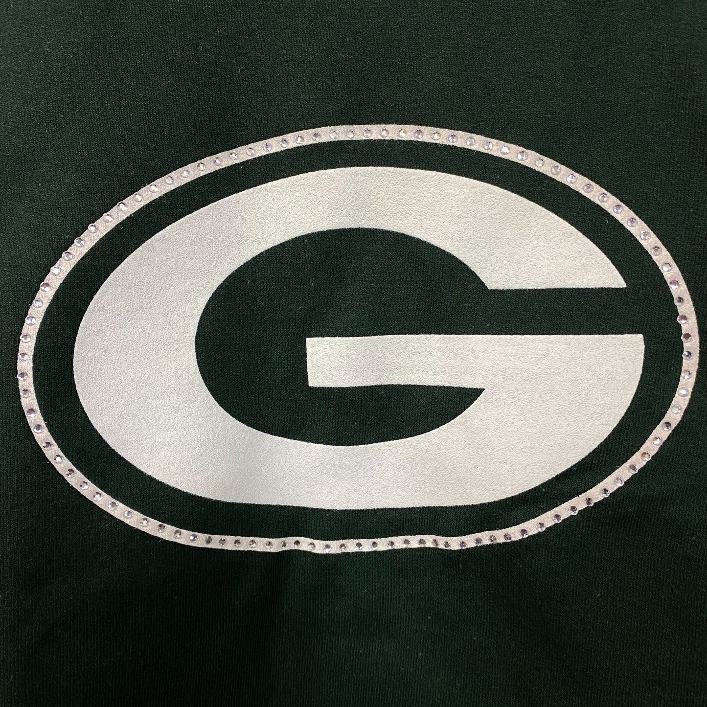 Junk Food Green Bay Packers Bling Flea Market Crop Fleece Medium
