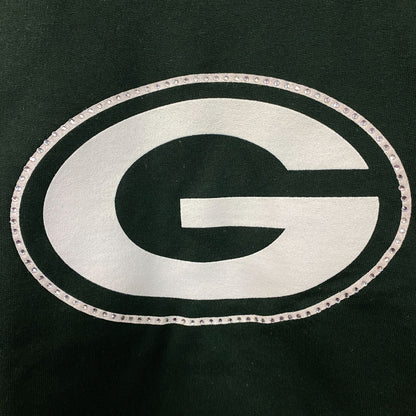 Junk Food Green Bay Packers Bling Flea Market Crop Fleece Medium