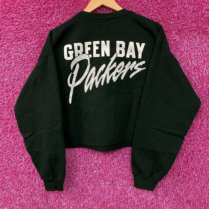 Junk Food Green Bay Packers Bling Flea Market Crop Fleece Medium