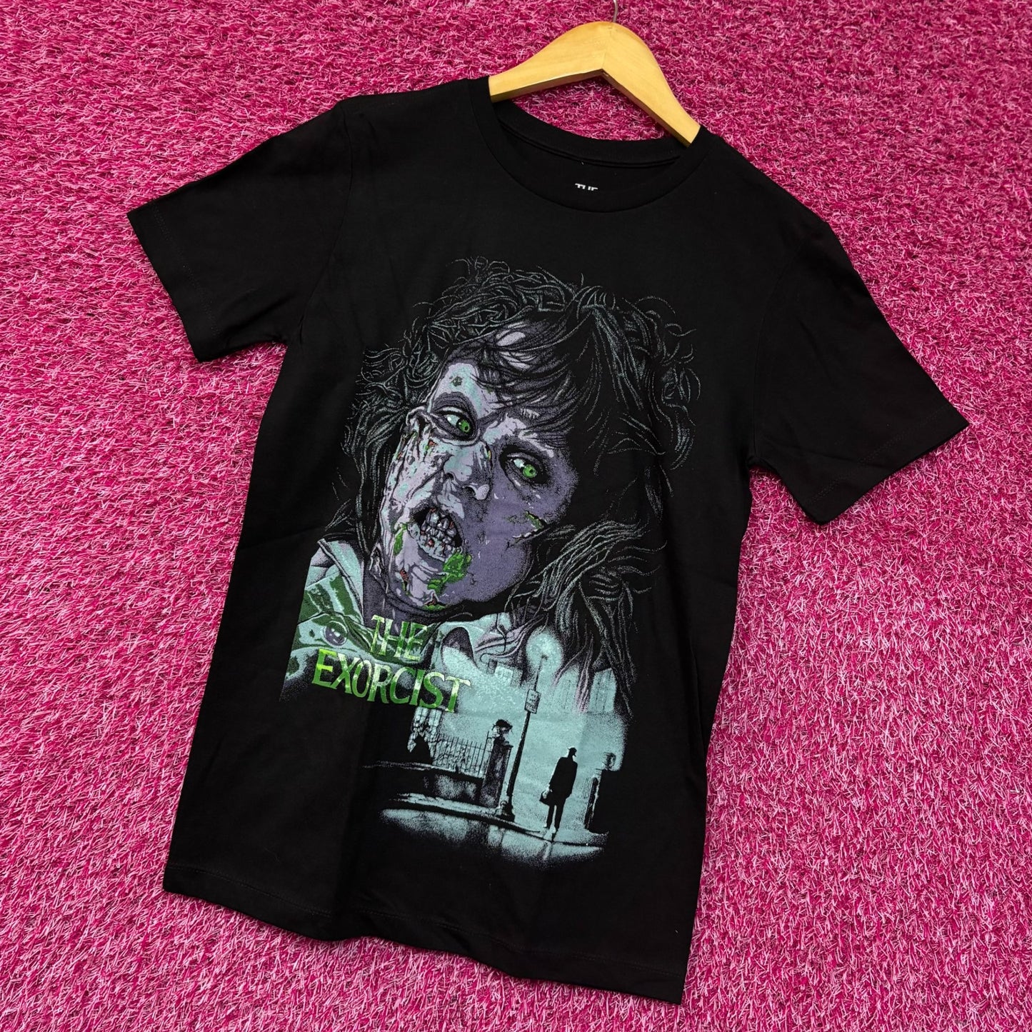 The Exorcist Horror Graphic Design T-Shirt Extra Small