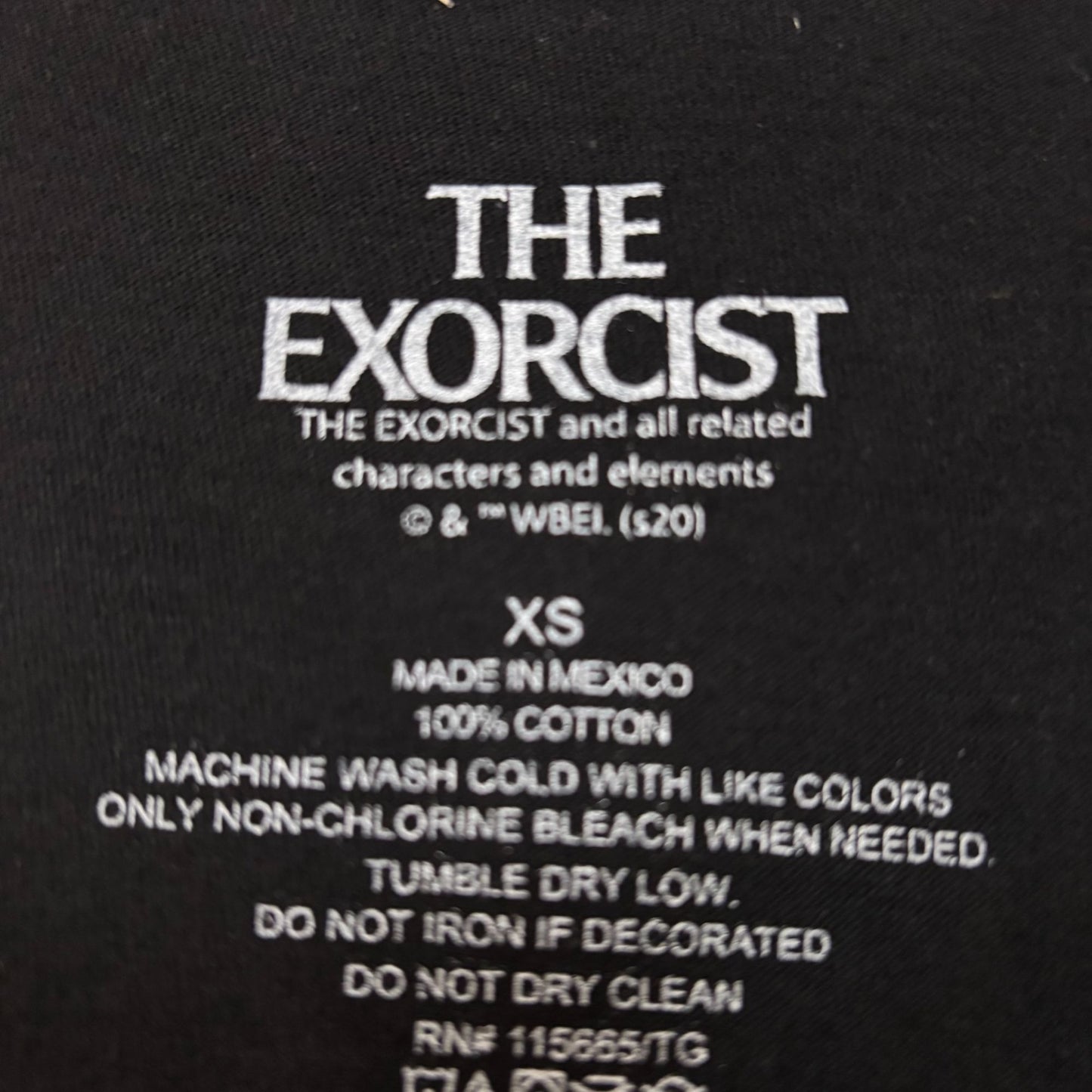 The Exorcist Horror Graphic Design T-Shirt Extra Small