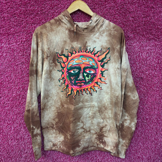 Sublime 1995 Summer Tour Tie Dye Ska Rock Band Hoodie Small