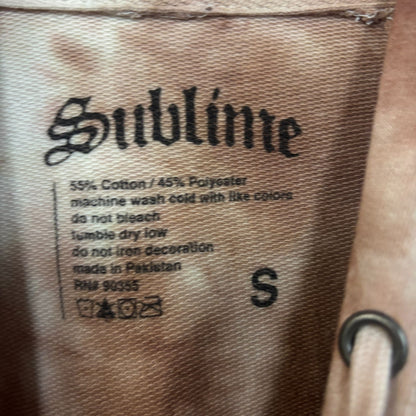 Sublime 1995 Summer Tour Tie Dye Ska Rock Band Hoodie Small