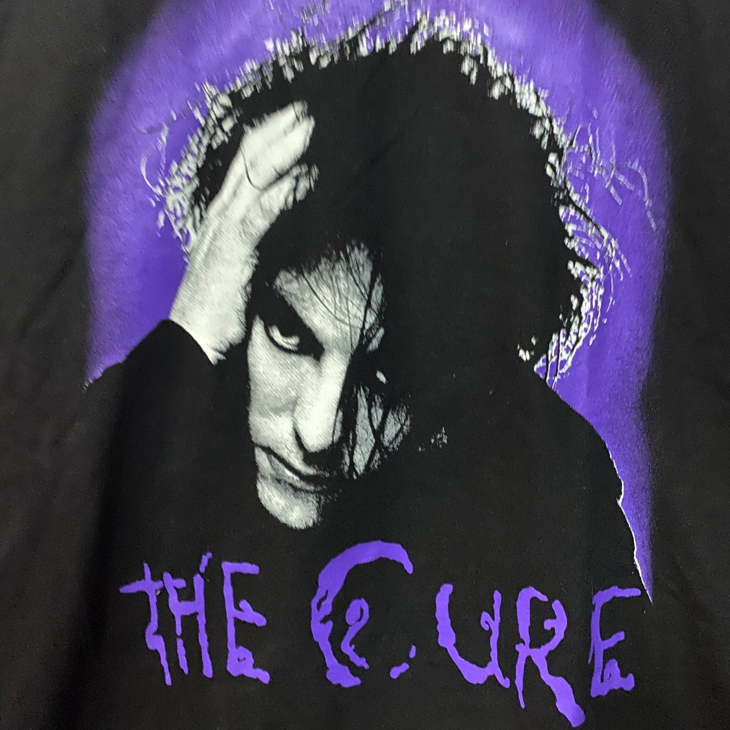 The Cure- Face Logo Robert Smith Graphic Design T-Shirt Large