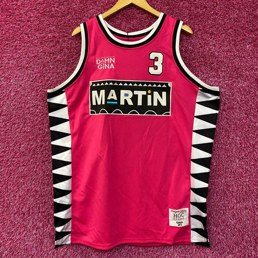 Martin Damn Gina Headgear Classics Basketball Jersey 3XL