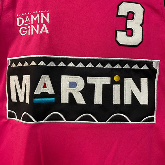 Martin Damn Gina Headgear Classics Basketball Jersey 3XL