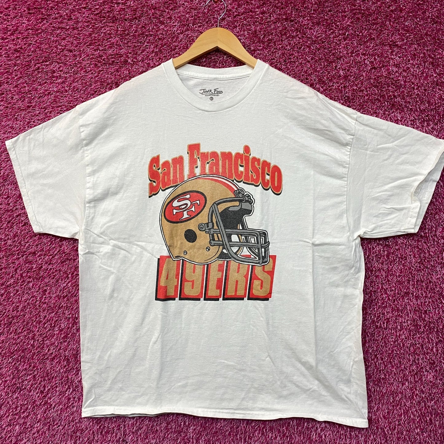 NFL Junk Food San Francisco 49rs White Helmet Logo XL