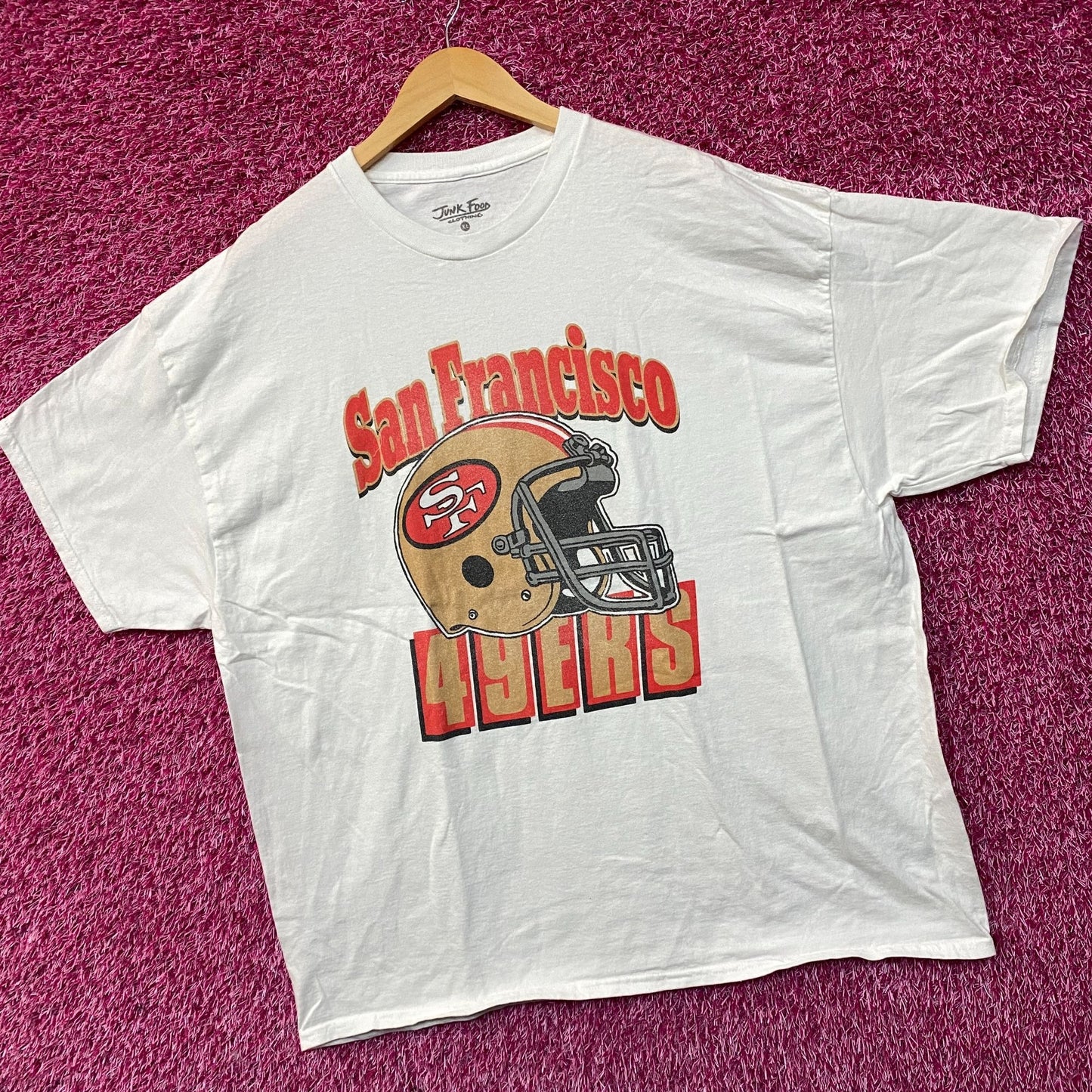 NFL Junk Food San Francisco 49rs White Helmet Logo XL