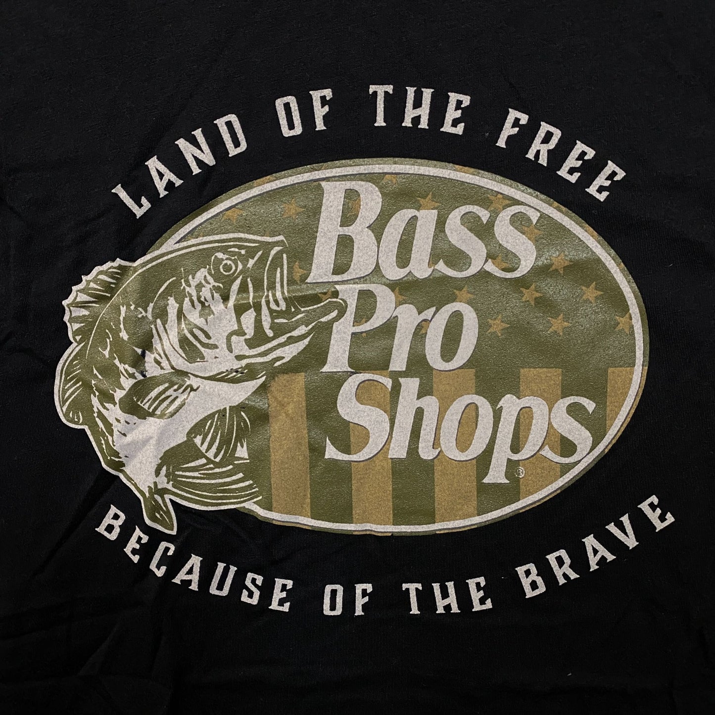 Bass Pro Shops USA Land Of The Free Graphic T-Shirt 2XL