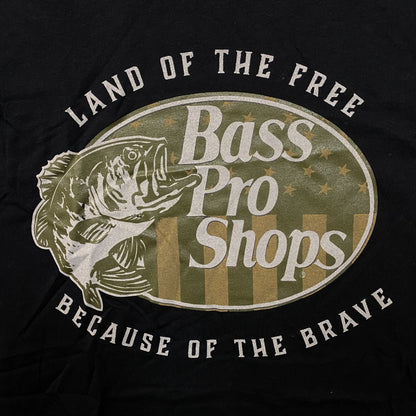 Bass Pro Shops USA Land Of The Free Graphic T-Shirt 2XL