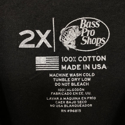 Bass Pro Shops USA Land Of The Free Graphic T-Shirt 2XL