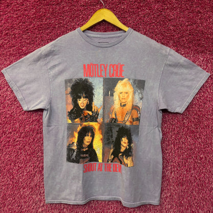 Motley Crue Shout Out the Devil mineral wash T-shirt size large