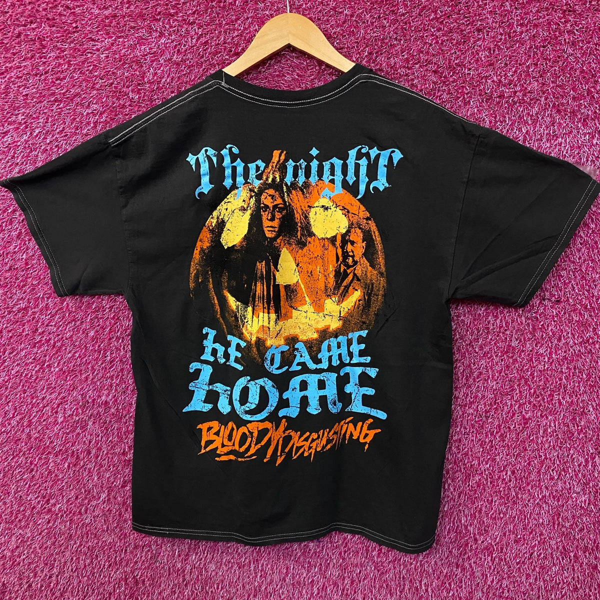 John Carpenter's Halloween Michael Myers "The Night He Came Home" Vintage Graphic Tee Medium