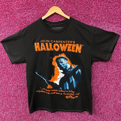 John Carpenter's Halloween Michael Myers "The Night He Came Home" Vintage Graphic Tee Medium
