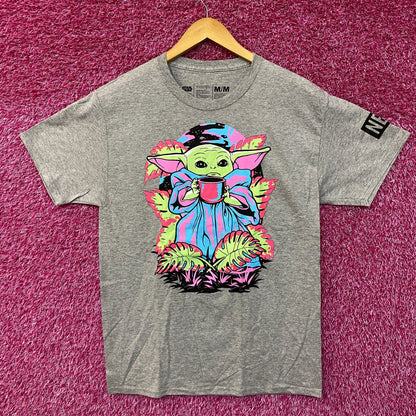 Star Wars Grogu Neon Tshirt size medium