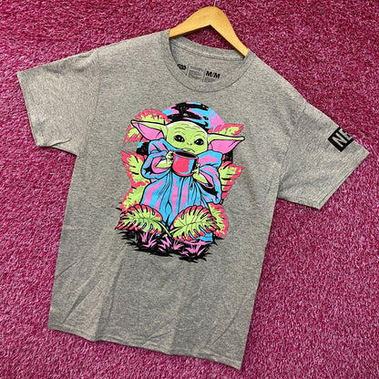 Star Wars Grogu Neon Tshirt size medium